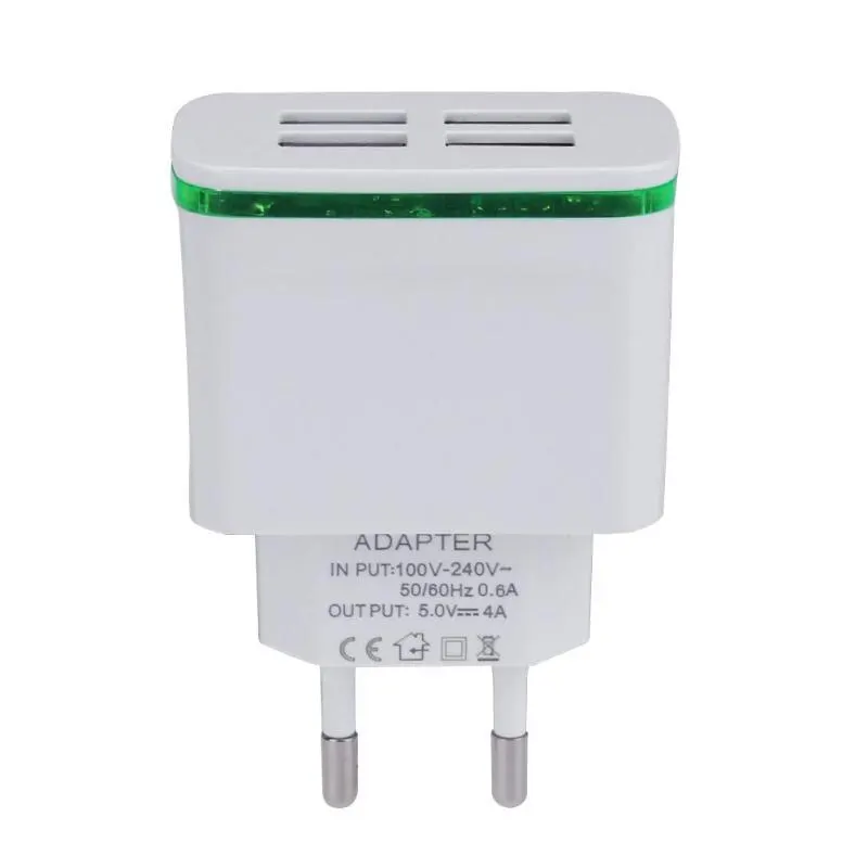 Зарядное устройство USB 4USB lightten 3A многофункциональное Удобное Зарядное устройство для путешествий