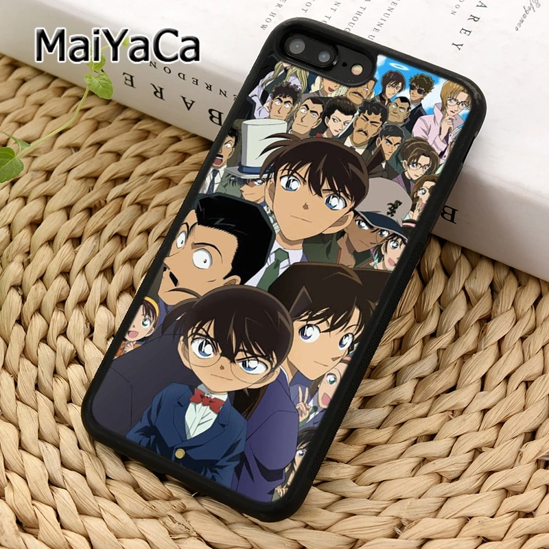 Чехол для телефона MaiYaCa Detective Conan iPhone 5 SE 6 6s 7 8 Plus X XR XS 11 pro max samsung galaxy S8 S9 S10 | Мобильные