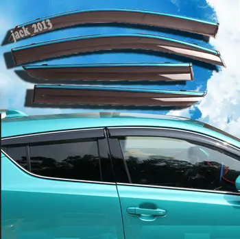 

Car modification Car accessories Window Visor Vent Sun Shade Rain Guard Door Visor For Toyota C-HR CHR 2016-2018