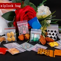 Thick 0.24mm 3X4cm Mini Cute Cheaper Plastic Zipper Print Bags Ziplock Plastic Packaging Pouches Jewelry Candy Pill Pack 2