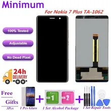 For Nokia 7 Plus 7Plus TA-1062 6.0" LCD Display Touch Screen Digitizer Assembly For Nokia E9 Plus Replacement LCDs+ Gift