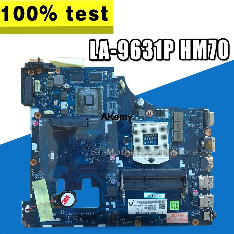 

For Lenovo G400 Laptop Motherboards VIWGP/GR HM70 LA-9631P only fit for Celeron CPU suit for Pentium tested working
