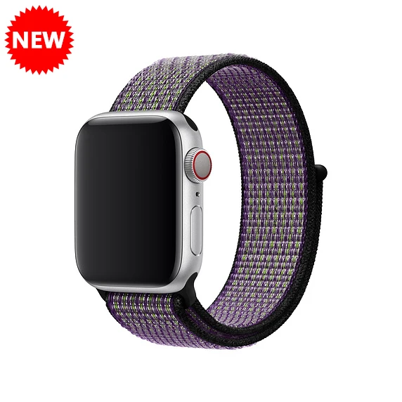Ремешок для Apple Watch, ремешок для Apple Watch 5, 4, 44, мм, 42 мм, iwatch band 3, 2, 5, 42 мм, 38 мм, Спортивная петля, correa, нейлоновый ремешок для часов - Цвет ремешка: Yellow sand dune