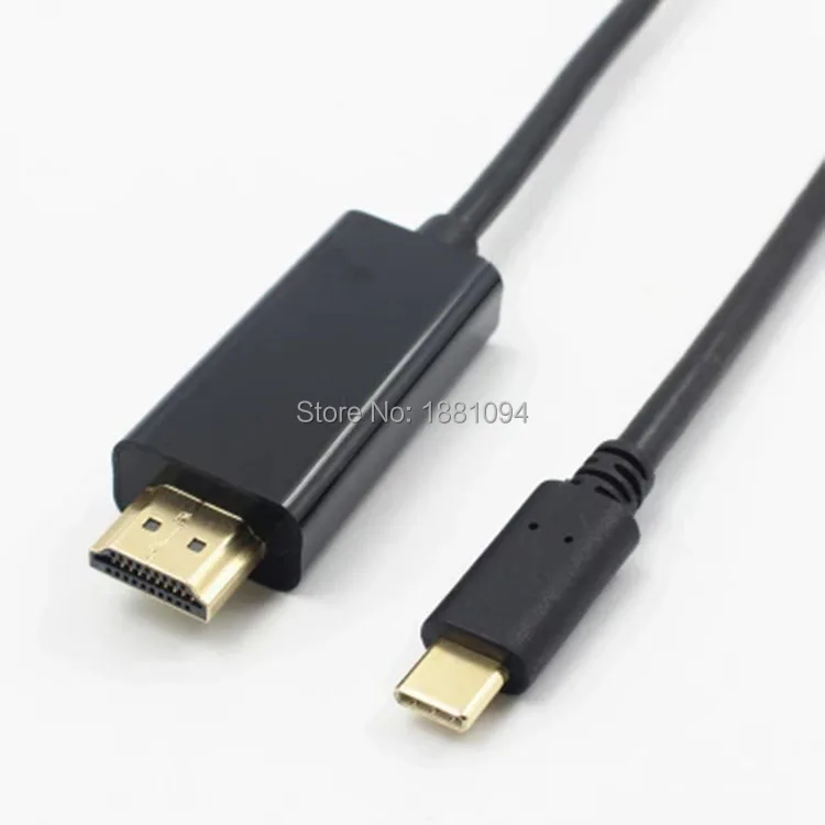 20 шт./лот, кабель-переходник с разъемом type-C-HDMI, USB C, HDMI, USB 3,1, HD, Удлинительный Кабель-адаптер для Macbook, для samsung S8