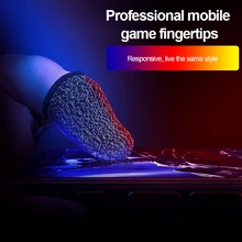 

1/2pairs Finger Cover Breathable Game Controller Finger Sleeve For Pubg Sweat Proof Non-Scratch Touch Screen Gaming Thumb Gloves