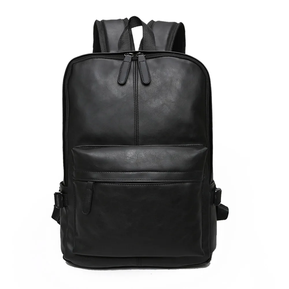 Новинка, фирменный водонепроницаемый рюкзак для ноутбука 15,6 дюймов, мужские кожаные рюкзаки для подростков, мужские повседневные рюкзаки mochila, мужские рюкзаки, Прямая поставка
