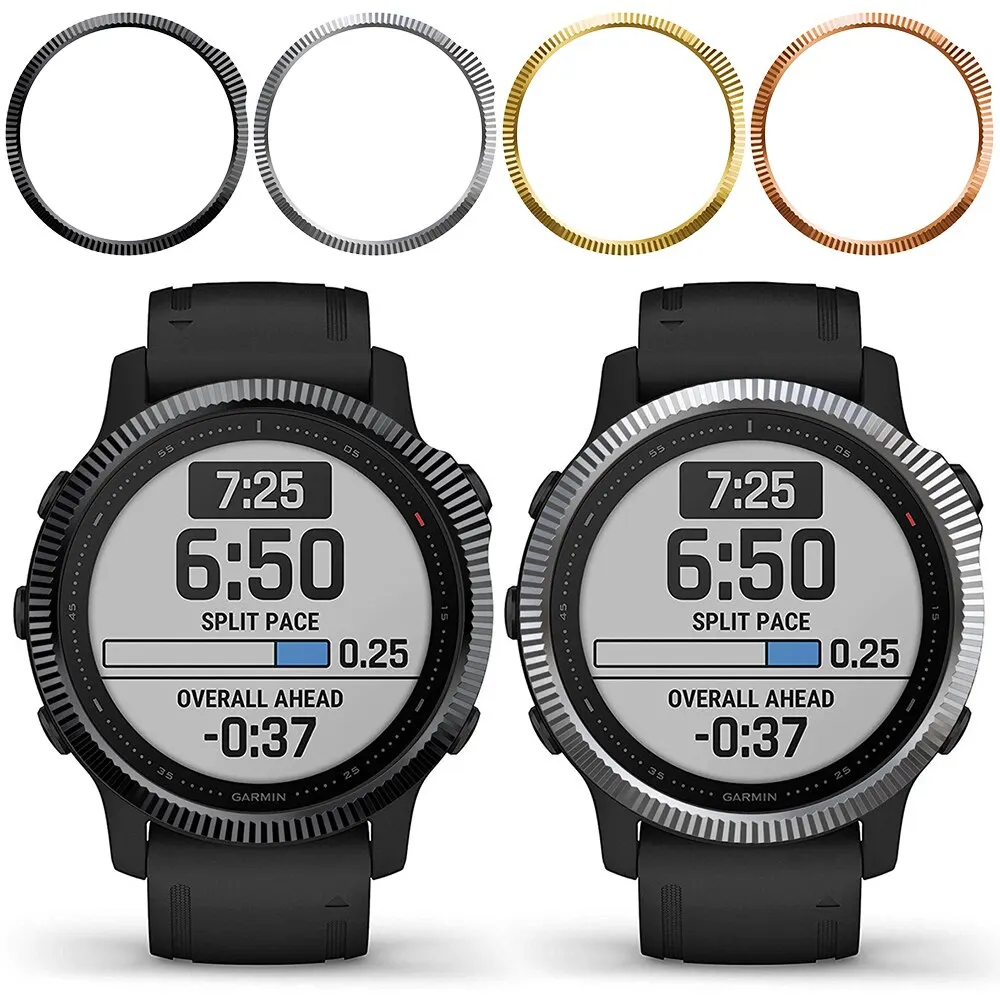 ДЛЯ Fenix 6s ободок кольцо клейкая крышка часть классика нержавеющая сталь