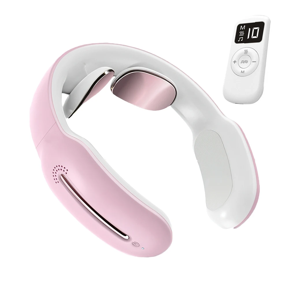 DIOZO Electric Remote Smart Back Neck Shoulder Massager Pain Relief Pulse Relaxation Cervical Therapy Neck Massage Instrument