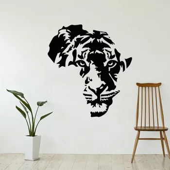 

Africa Lion Head Lion Roars Head Vinyl Wall Decal Home Decor Diy Art Mural Living Room Removable Wall Stickers WL1378