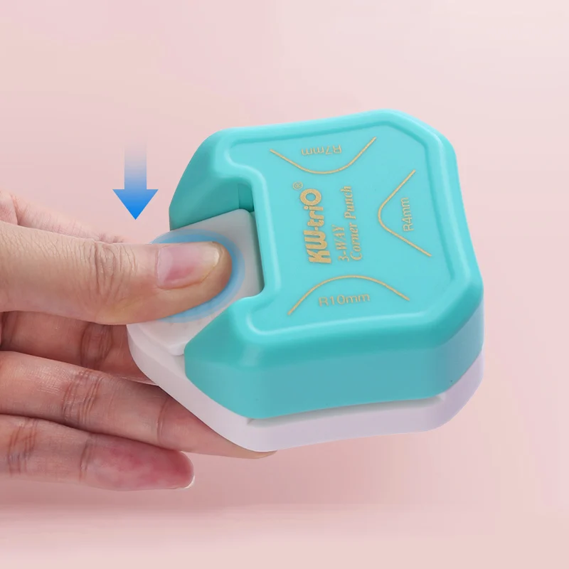 R4 R7 R10 3 в 1 угловой дырокол резак для бумаги круглые Дыроколы фото карточный