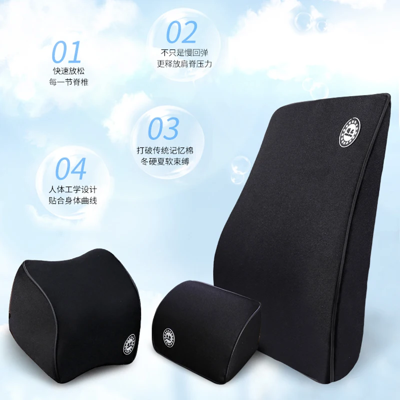 Автомобильный хлопковый подголовник с эффектом памяти, подушка на шею, подушка на талию, ручная Подушка для автомобиля Mitsubishi Pajero Sport 2004 Montero Sport 2004