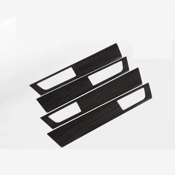 

Suitable for land rover discovery 4 black wood grain interior trim fitting interior handle decorative panel veneer