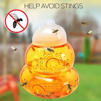 

Insect Wasp Catcher Honey Pot Bee Catcher 13.5*15cm Reusable Wasp Trap