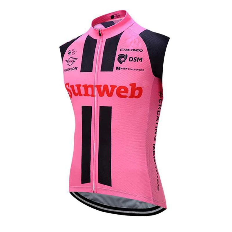 TEAM SUNWEB PRO chaleco ciclismo cortaviento ciclismo camiseta ciclismo мужская летняя быстросохнущая одежда для велосипеда