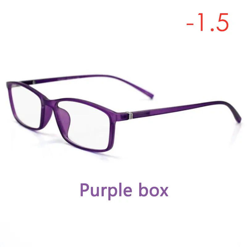 ZN14Purple- 1.5 ZXTREE высокое качество TR+ металлическая оправа для очков женские и мужские очки Оптическая оправа анти-синий светильник очки оправа для очков ZN14 - Цвет оправы: ZN14Purple- 1.5
