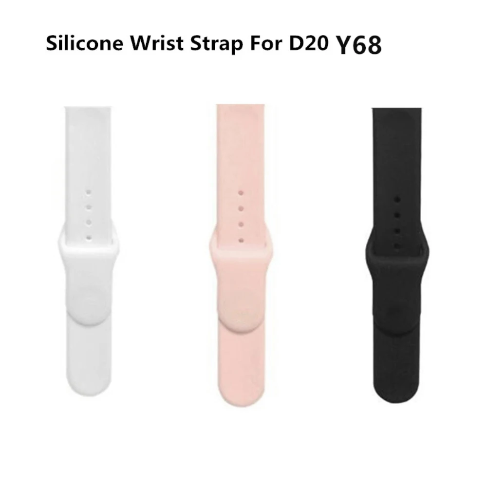 Cinturino Durevole Di Ricambio In Silicone Per Y68 Smart Watch Bracelet D20 Smartwatch Band Y68 Wristband D20 Smartband Y68 Cinturino