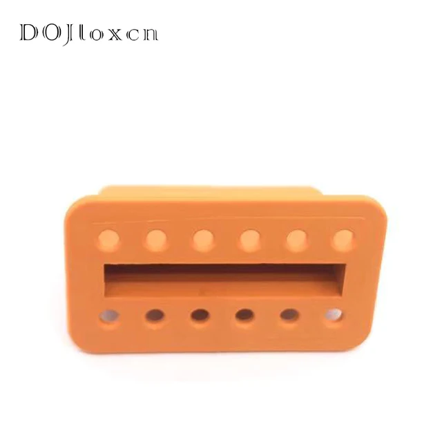20/50/100/200/500 Pcs DEUTSCH Connector Accessories Apron Sealing Rubber Buckle For DT 2/3/4/6/8/12/Pin Male Female Connector 12p B