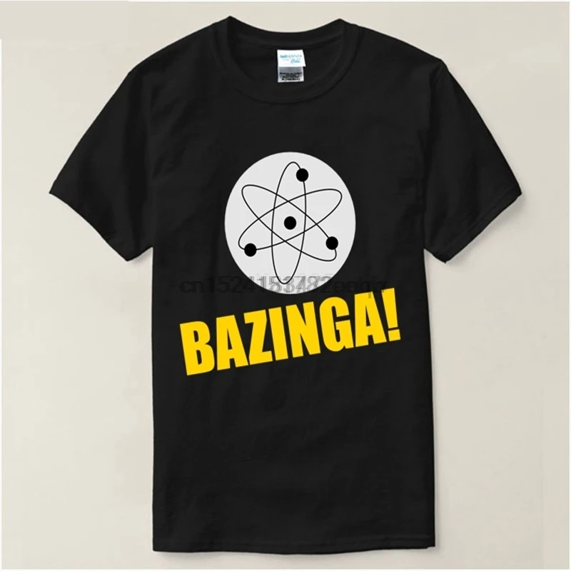 Bazinga Streetwear Causal Tops Casuals T Shirt Men 100% Designs Fit T-Shirt Fashion Summer | Мужская одежда