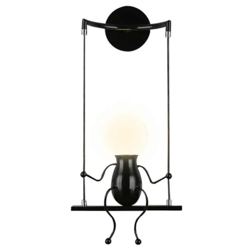 Bedroom chandelier Humanoid Creative Wall Light Modern Lamp Simple Sconce Art Decoration #4S26 (1)