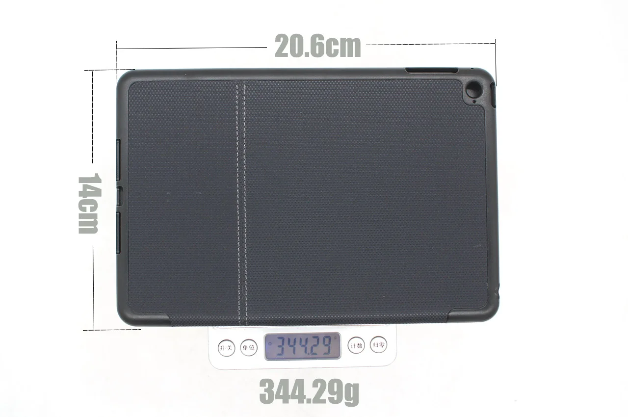 ZAGG Folio Case Ipad Mini 4 A1538 A1550 蓝牙无线键盘保护套七彩背光QTG-ZKIS Broadcom 3.0 Bluetooth Wireless Keyboard