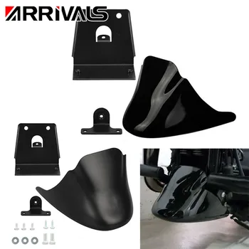 

Motorcycle Black Front Bottom Spoiler Mudguard Air Dam Chin Fairing For Harley Sportster XL Iron 883 1200 Models