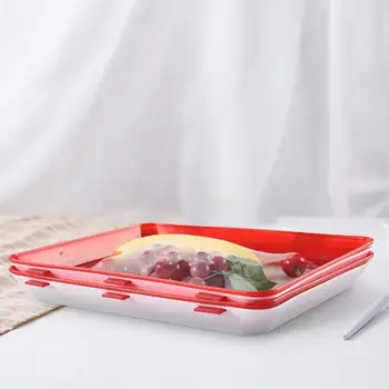 

6Pcs Clever Tray Magic Creative Food Preservation Tray Healthy Preservation Tray Keep Vegetables Fruit Meat Fresh