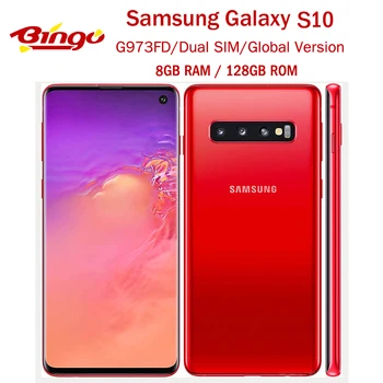 

Samsung Galaxy S10 G973FD Dual SIM Global Version Unlocked Octa Core Mobile Phone Exynos 9820 6.1" 16MP&Dual 12MP 8GB&128GB NFC