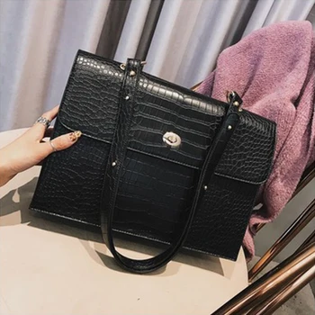 

Large Capacity Alligator Women's Messenger Bags Casual Pu Leather Crossbody Bags for Women Chic Multipurpose Lady Shoulder Bags