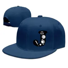 TSDFCLetter J Ball унисекс бейсболка с регулируемой плоской головкой