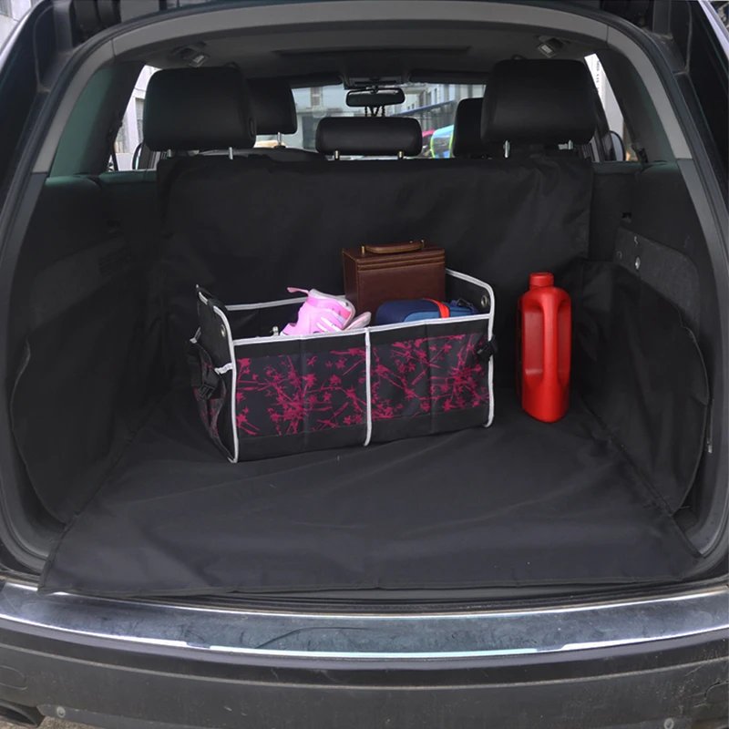 Pet Dog Mat Waterproof Oxford Cloth Car Trunk Pet Pad Black 3D Stereo SUV Dog Out of The Car Mat Automobiles Cargo Liner