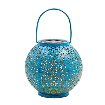 

Solar Lantern Light Outdoor Hanging Garden Lights Metal Waterproof LED Table Decorative Lamp