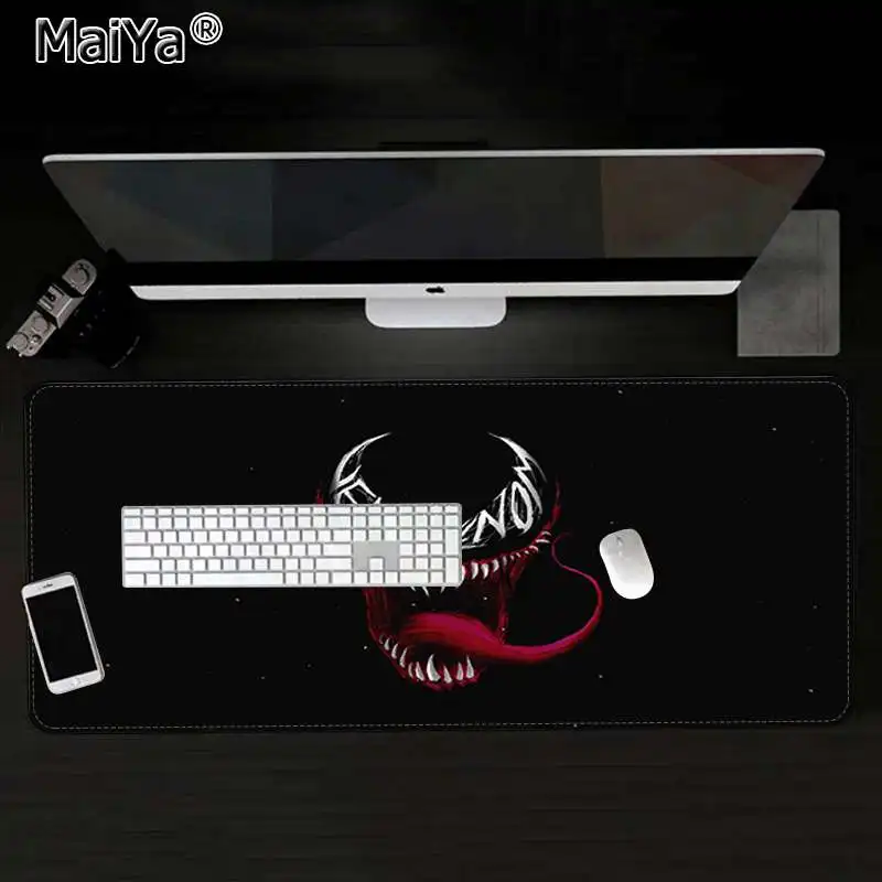 Maiya ваши собственные коврики venom силиконовый большой/маленький коврик для мышки игра большой коврик для мыши клавиатуры коврик