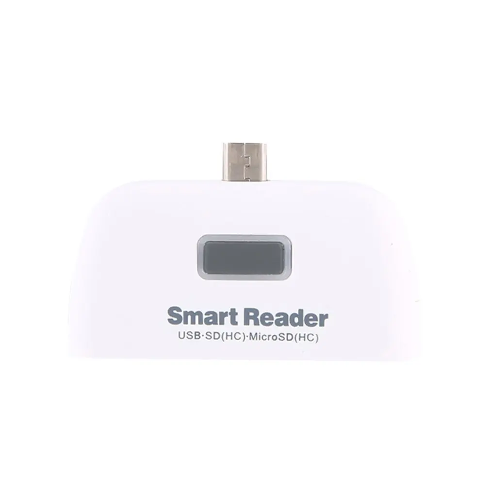 4 в 1 Otg/tf/sd считыватель смарт-карт с микро Usb зарядным портом для телефона, планшета, ПК, устройство для чтения карт памяти