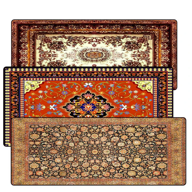  Persian Carpet Large Gaming Mouse Pad Locking Edge Keyboard Mouse Mat Gaming Grande Mousepad for CS
