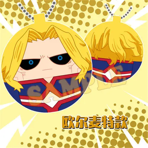 My Hero Academy All Might izku Bakugo Shoto Eijiro Dango брелок игрушка для косплея подарки - Цвет: Белый