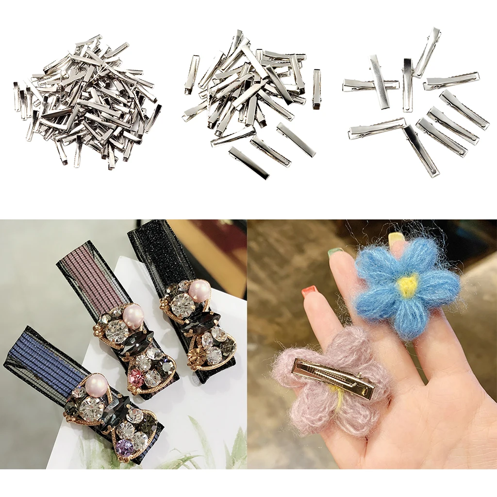 Dividing Duck Bill Clips, Clamp Hair Styling Clips Hairpin Metal Hairdressing Sectioning For Salon Styling Tools