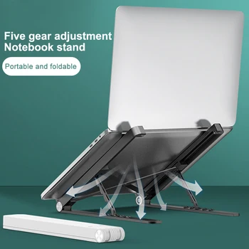 

Laptop Holder Foldable PlasticAluminium Alloy Laptop Stand Bracket for MacBook Pro Notebook Laptop Holder for PC Notebook