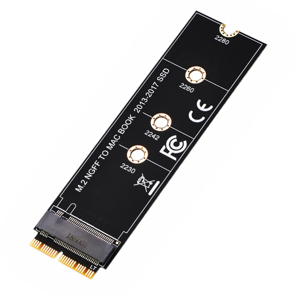 Nvme To Pcie Adapter Card M2 To Sata Adapter M2 Ssd Adapter M.2 NVME SSD Convert Adapter Card for MacBook Air Pro Retina 2013-NVME/AHCI SSD Upgraded Kit For A1465 A1466 A1398 A1502 M2