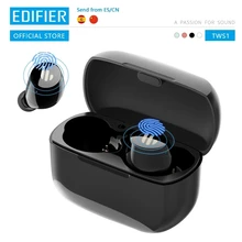 EDIFIER TWS1 bezprzewodowe słuchawki bluetooth 5.0 aptX sterowanie dotykowe IPX5 ergonomiczna konstrukcja bezprzewodowe słuchawki Bluetooth słuchawki