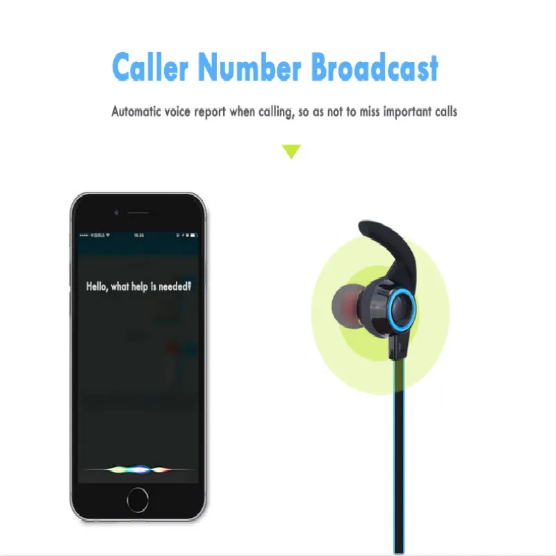 Спортивная Bluetooth гарнитура с гудком двойные наушники вкладыши|Наушники и