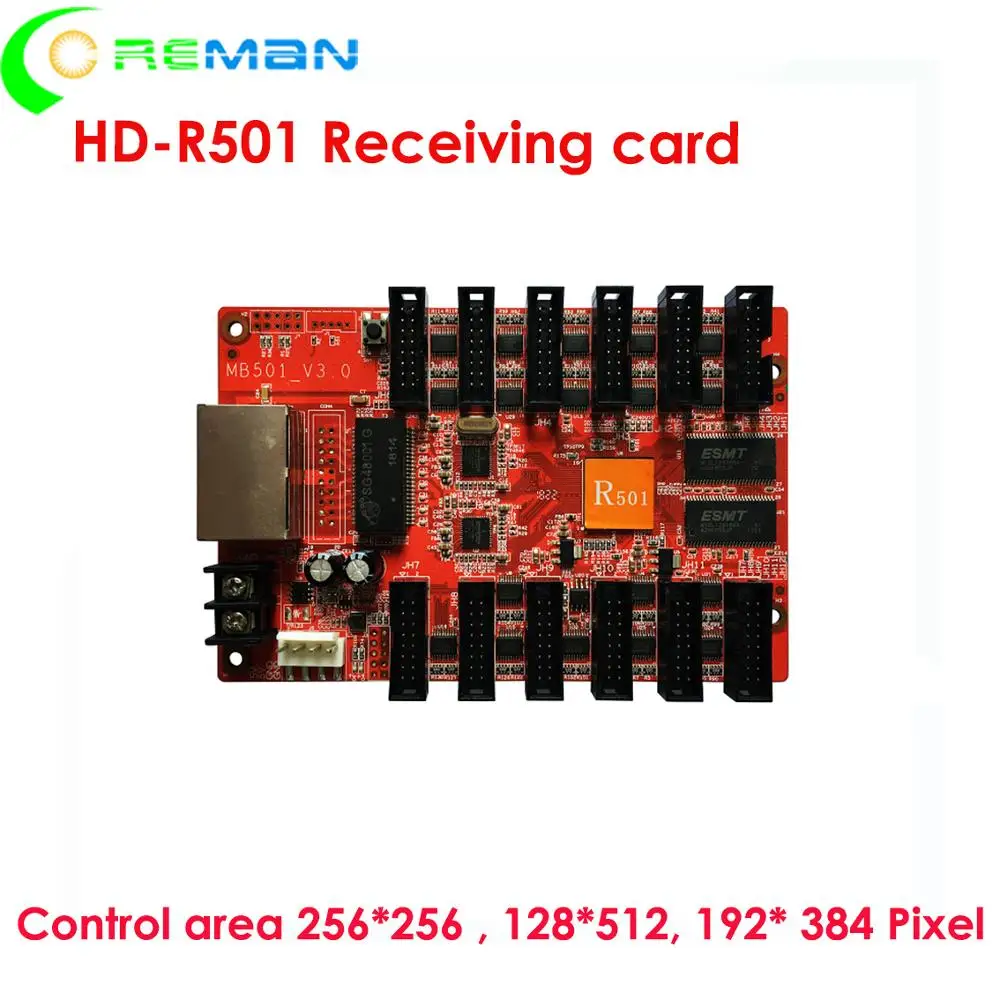 HD R501 hub75B карта приема 12 выход hub75 полноцветный светодиодный дисплей знак