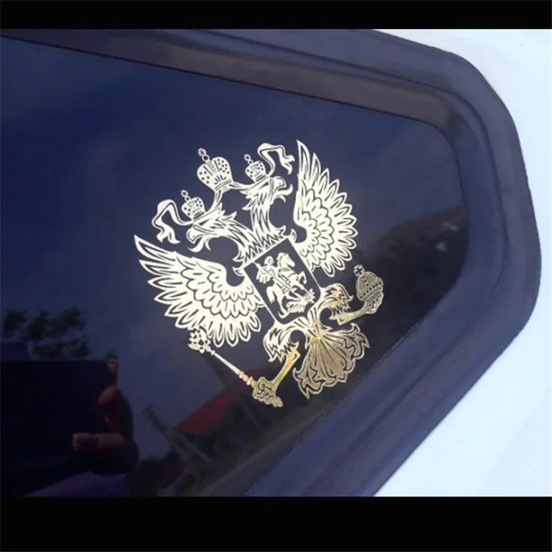 Герб Россия никелевые металлические автомобильные наклейки 4 4*4 см Российской