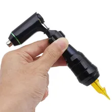 Черная роторная татуировочная машина прямой ротационный привод пистолет Liner Shader бровей татуировки ручка машина