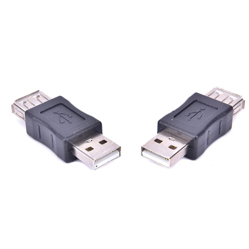 Черный USB 2,0 Тип A Женский к Micro USB B Женский адаптер переходник USB 2,0 к Micro USB разъем