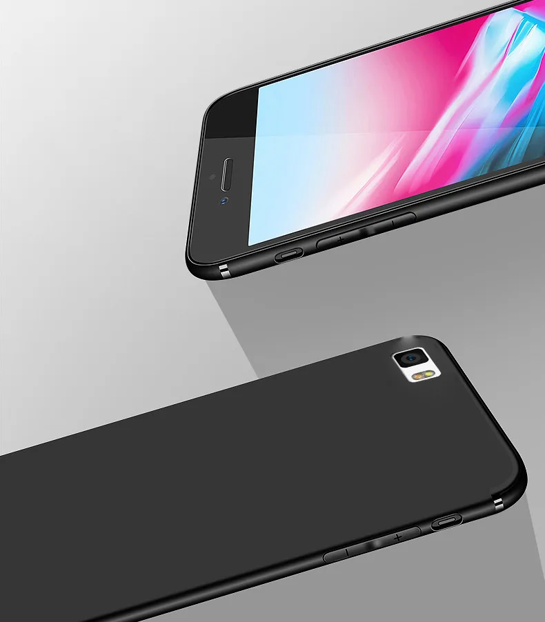 Phone Cases For Huawei P8 case Silicone Soft TPU Slim Black Back Cover For Huawei P8 P 8 gra-l09 gra-ul00 Full Cover Phone Shell
