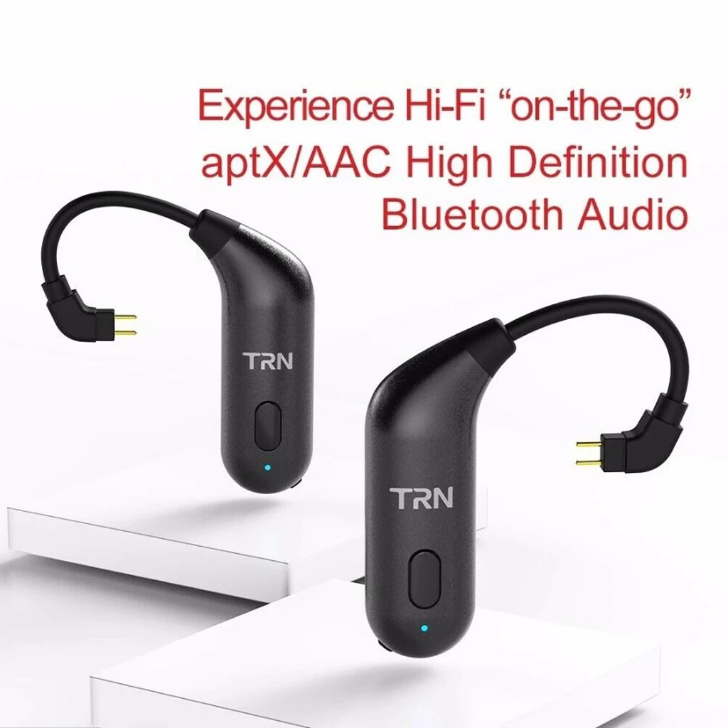  Bluetooth V5.0 Ear Hook Built-in Microphone Support Earphone Adapter with Mic MMCX Cable DSP Noise-isolating Earbuds Connector