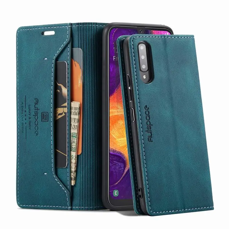 Flip Case For Samsung Galaxy M31 Cover A50 A50S A30S A40 A70 Wallet Magnetic Matte Leather | Мобильные телефоны и