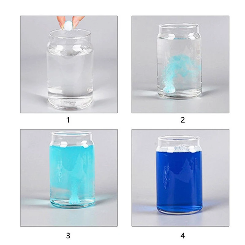 10pcs/pack Auto Car Windshield Glass Wash Cleaning Concentrated Effervescent Tablets Cleaner Fluid Car Solid Cleaner