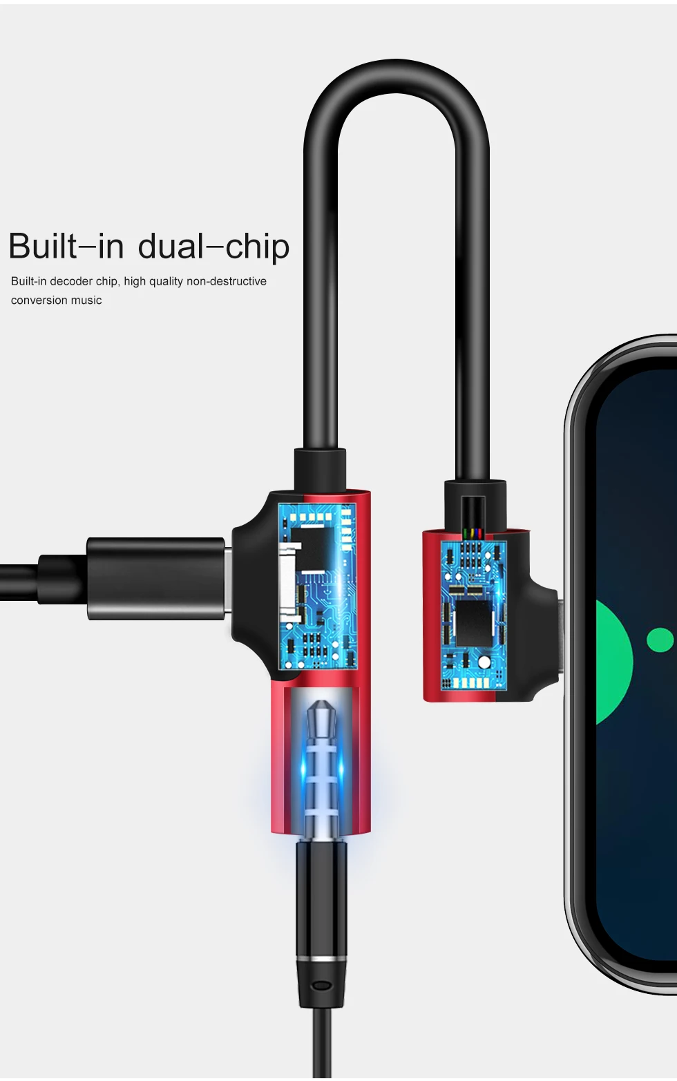 Nohon USB C type-C до 3,5 Jack адаптер для наушников для samsung huawei Oneplus 3,5 мм AUX шнур переключателя двойной разъем