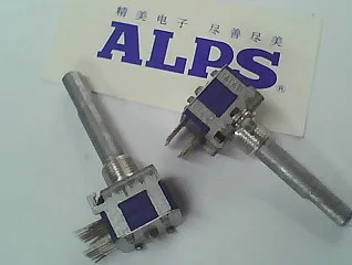 

2PCS/LOT ALPS Alps rotating band switch 2 knife, 3 stall switch, round shaft length 25MM